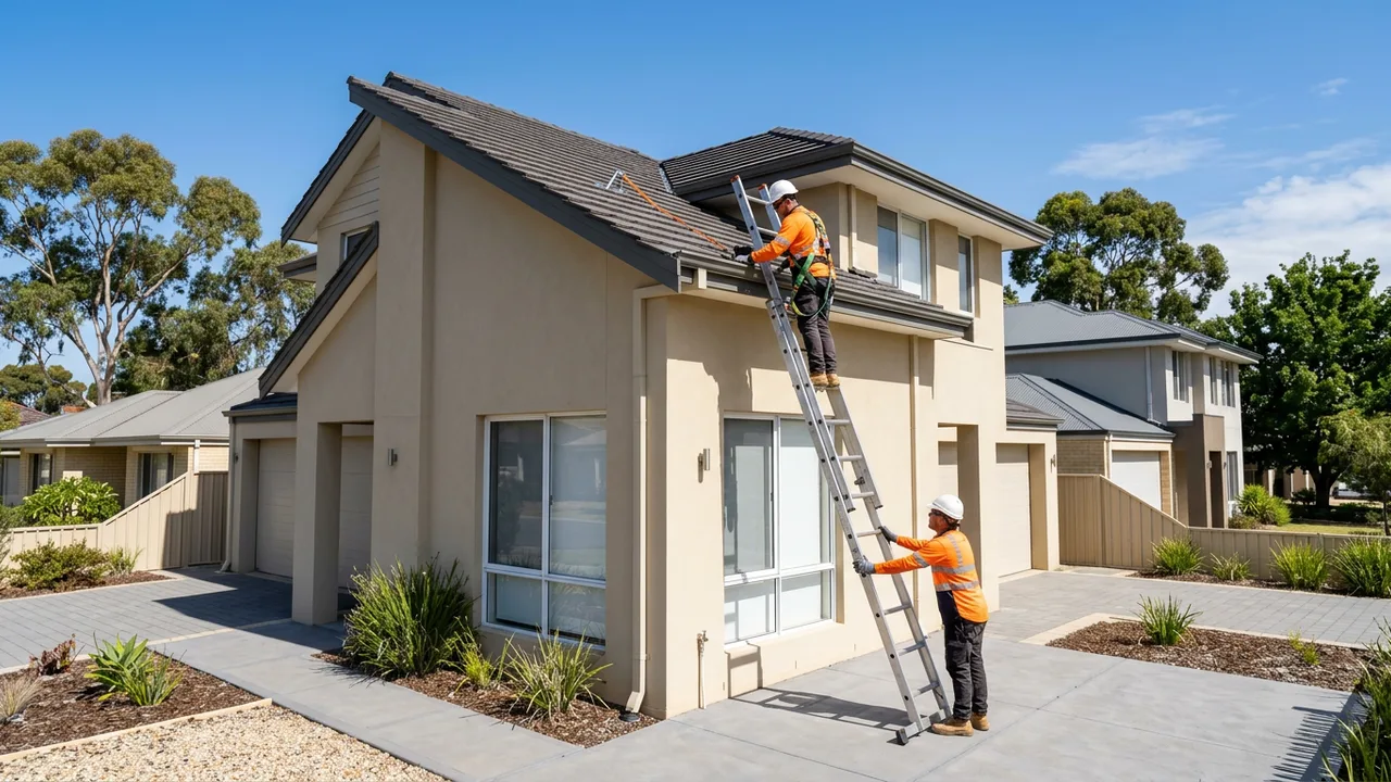 Two Storey Gutter Cleaning Perth